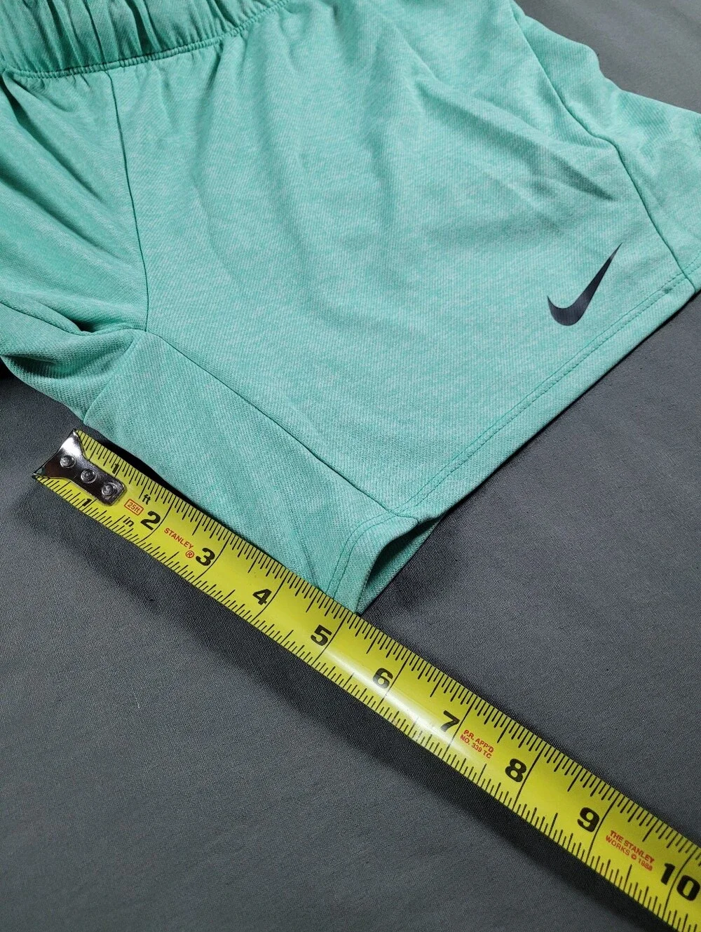 Nike Dri-FIT Mint Green Athletic Running Shorts Women's Small 5